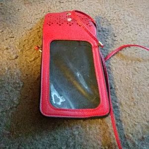 Purse with a screen that you can use your phone th